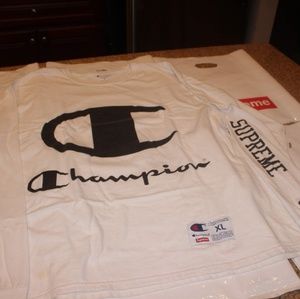 Supreme x champion shirt